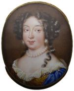 Miniaturporträt, vermutlich Katharina von Braganza
