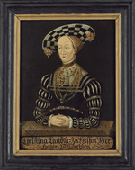 Landgräfin Christina von Hessen, geb. Herzogin zu Sachsen, Bildnis einer Ahnenserie