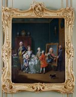 Erbprinz Friedrich II. mit seiner Familie