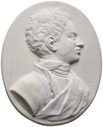 Gemme: Porträtdarstellung Carl XII. von Schweden