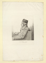 Johann Friedrich Blumenbach, Porträt im Profil nach links (Stoll 24)