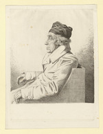 Johann Friedrich Blumenbach, Porträt im Profil nach links (Stoll 24)