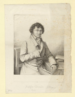 Johann Wilhelm Heinrich Conradi, Porträt im Viertelprofil nach rechts (Stoll 26)
