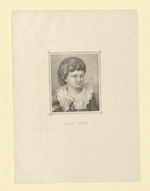 Jakob Grimm, Porträt im Viertelprofil nach rechts, umrahmt (Stoll 40)