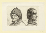 Zwei lachende Männer, Porträts (Stoll 97)