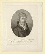 Carl Heinrich von Oertel von Güntersbühl, Brustbild im Oval, Porträt im Dreiviertelprofil nach rechts (Stoll 83)