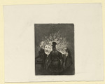 Lotte Hassenpflug (geb. Grimm) mit ihren beiden ältesten Söhnen  Carl und Friedrich am Weihnachtsbaum (Stoll 151)