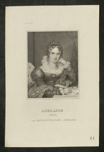 Adelaide Königin von Großbritannien und Irland,  vermutlich aus: Meyers Conversations-Lexikon