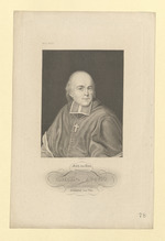 Clemens August Freiherr von Vischering, Erzbischof von Köln,  vermutlich aus: Meyers Conversations-Lexikon
