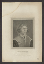 Nicolaus Copernicus, vermutlich aus: Meyers Conversations-Lexikon, aus Porträt-Gallerie gerühmter Fürsten, Staatsmänner, Feldherrn... in 220 Stahlstichen