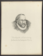Burkhard von Calenberg, Hofmeister des Landgrafen Moritz