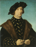 Bildnis eines Mannes mit Rosenkranz