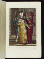 Der Sultan in festlichem Gewand am Tag des Bairam