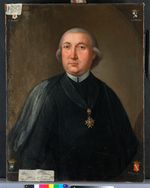 Geistlicher Fürst mit Orden »CSBB«, wohl Fuldaer Fürstabt oder Bischof